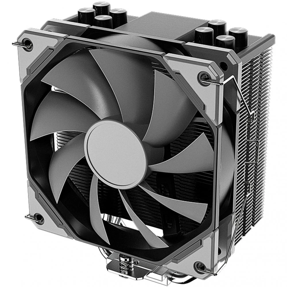 Кулер ID-Cooling SE-214-XT Basic, S115X/1200/1700/AM4, 180W, 12cm, 4pin, Al+Cu, 700-1800rpm,73.16CFM — 4