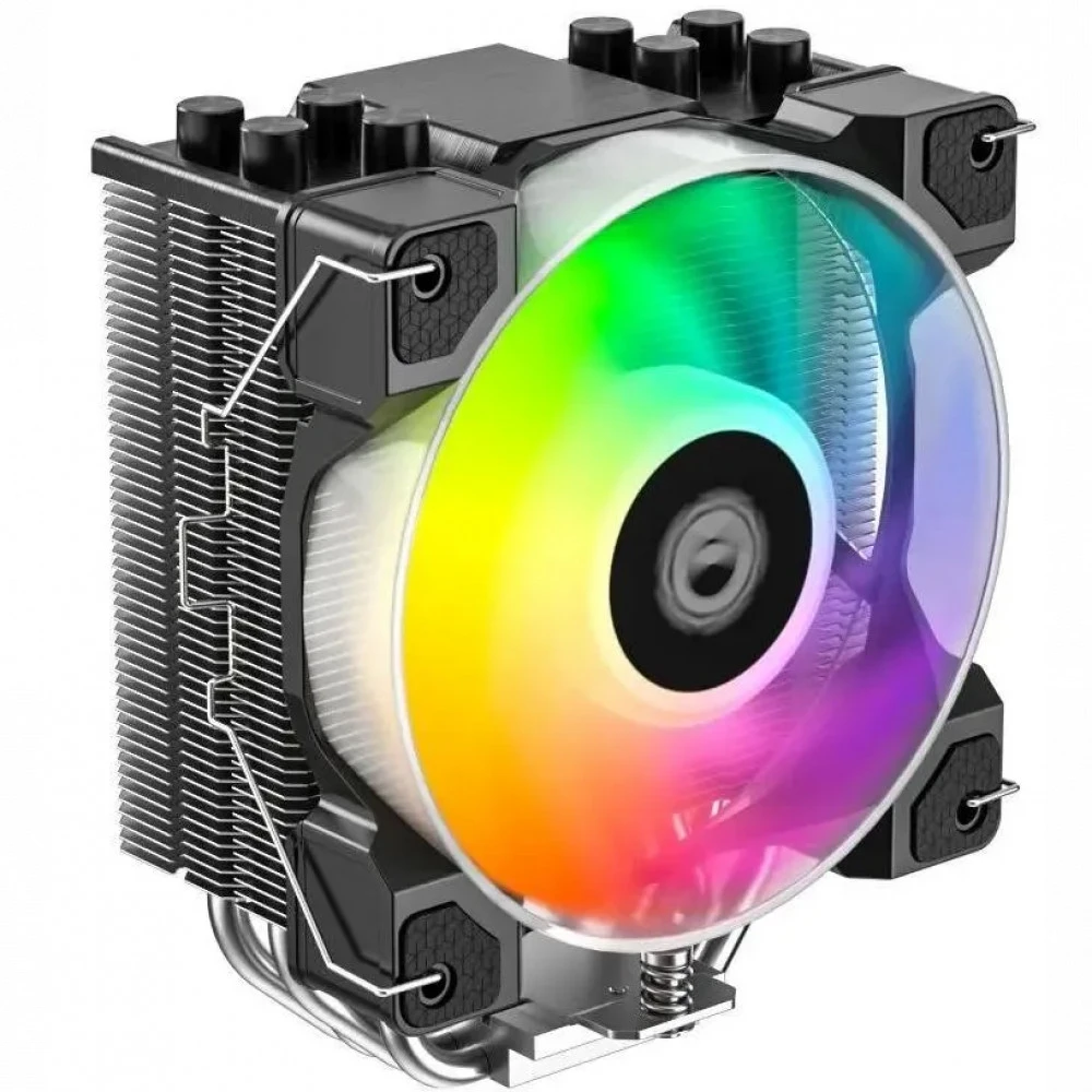 Кулер ID-Cooling SE-214-XT DF, S115X/1200/1700/AM4, 180W, 12cm, 4pin,+3pin, Al+Cu, 900-2000rpm — 2