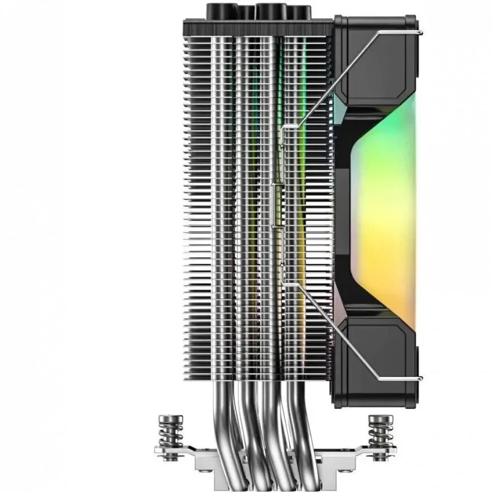 Кулер ID-Cooling SE-214-XT DF, S115X/1200/1700/AM4, 180W, 12cm, 4pin,+3pin, Al+Cu, 900-2000rpm — 4
