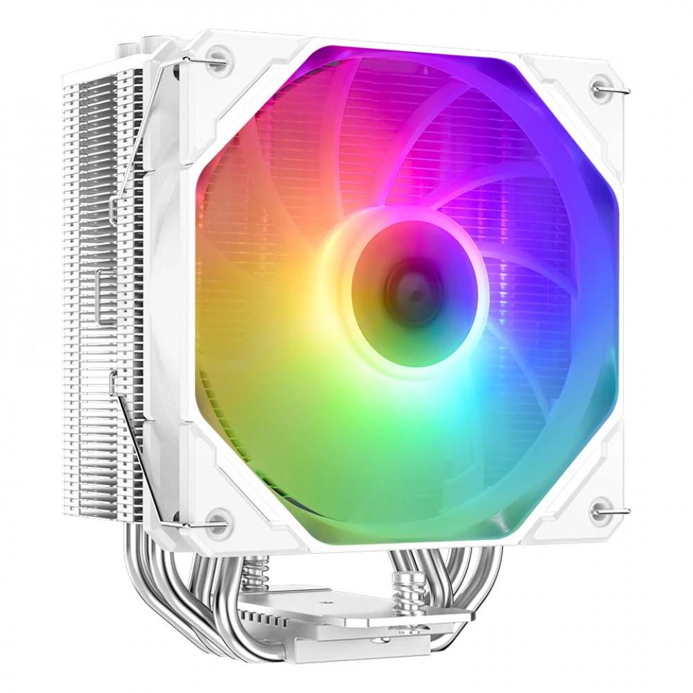 Кулер ID-Cooling SE-224-XTS ARGB White, S115X/1200/1700/AM5, 220W,12cm,4pin,Al+Cu,600-1500rpm, 70CFM — 3