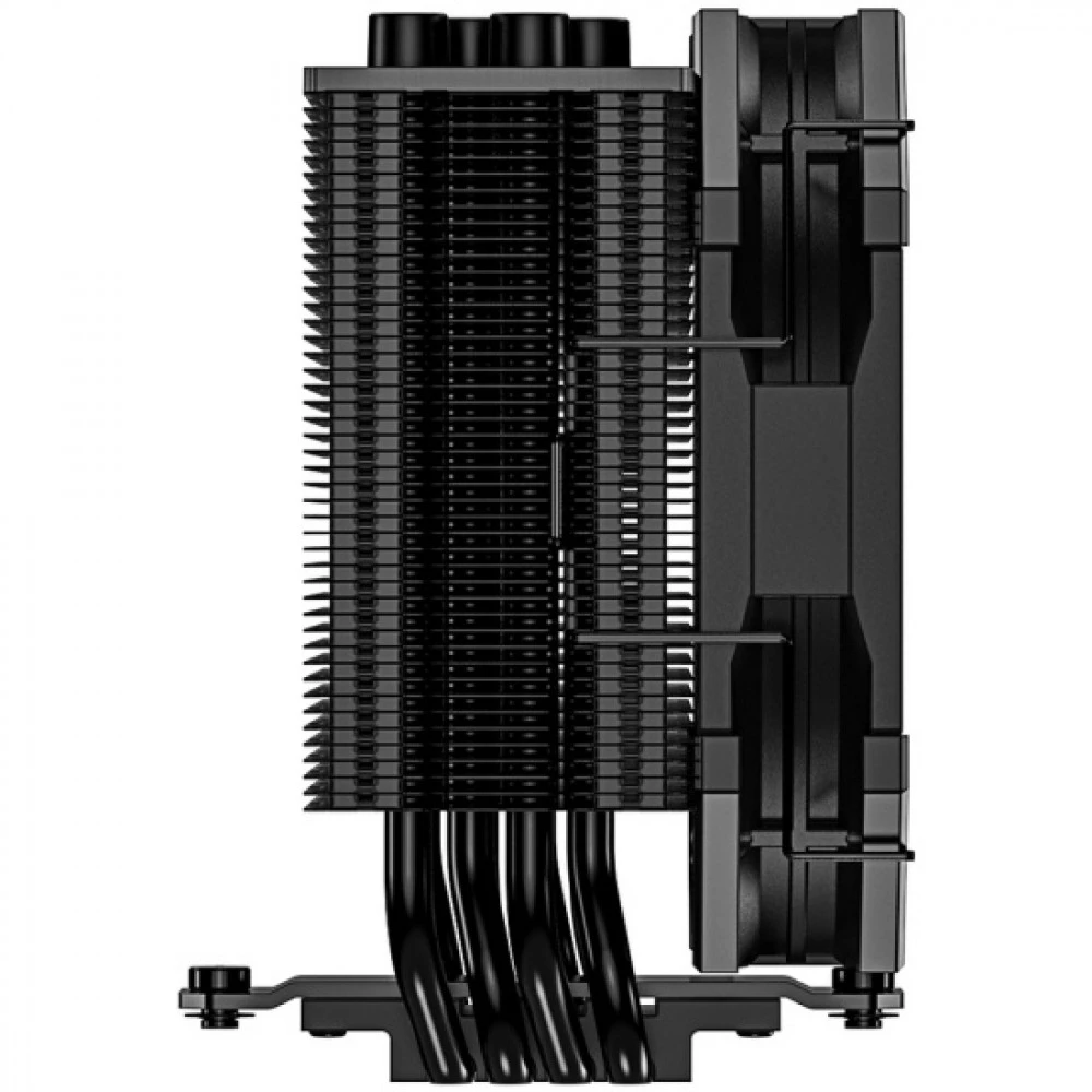 Кулер ID-Cooling SE-224-XTS Mini Black, S115X/1200/1700/AM4,180W,12cm,4pin,Al+Cu,700-1600rpm,69.8CFM — 5