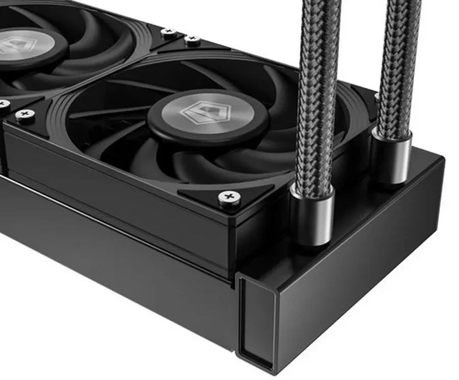 СЖО ID-Cooling DX240 Max Black,S115X/1200/1700/1851/AM4/AM5,300W,2x12cm,3+4pin,2150rpm,32.5dB — 4