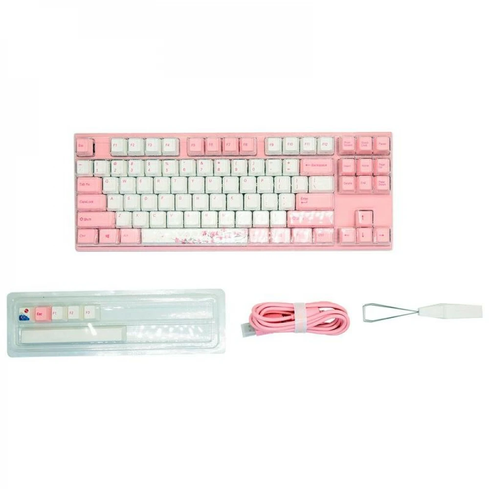 Клавиатура Varmilo Sakura VEM87 A33A042A8A3A01A036 Проводная, USB — 3