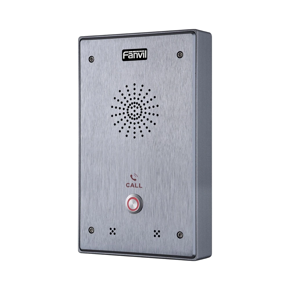 SIP вызывная панель Fanvil i11S, аудиоинтерком, IP65/IK10, PoE, алюминиевый корпус