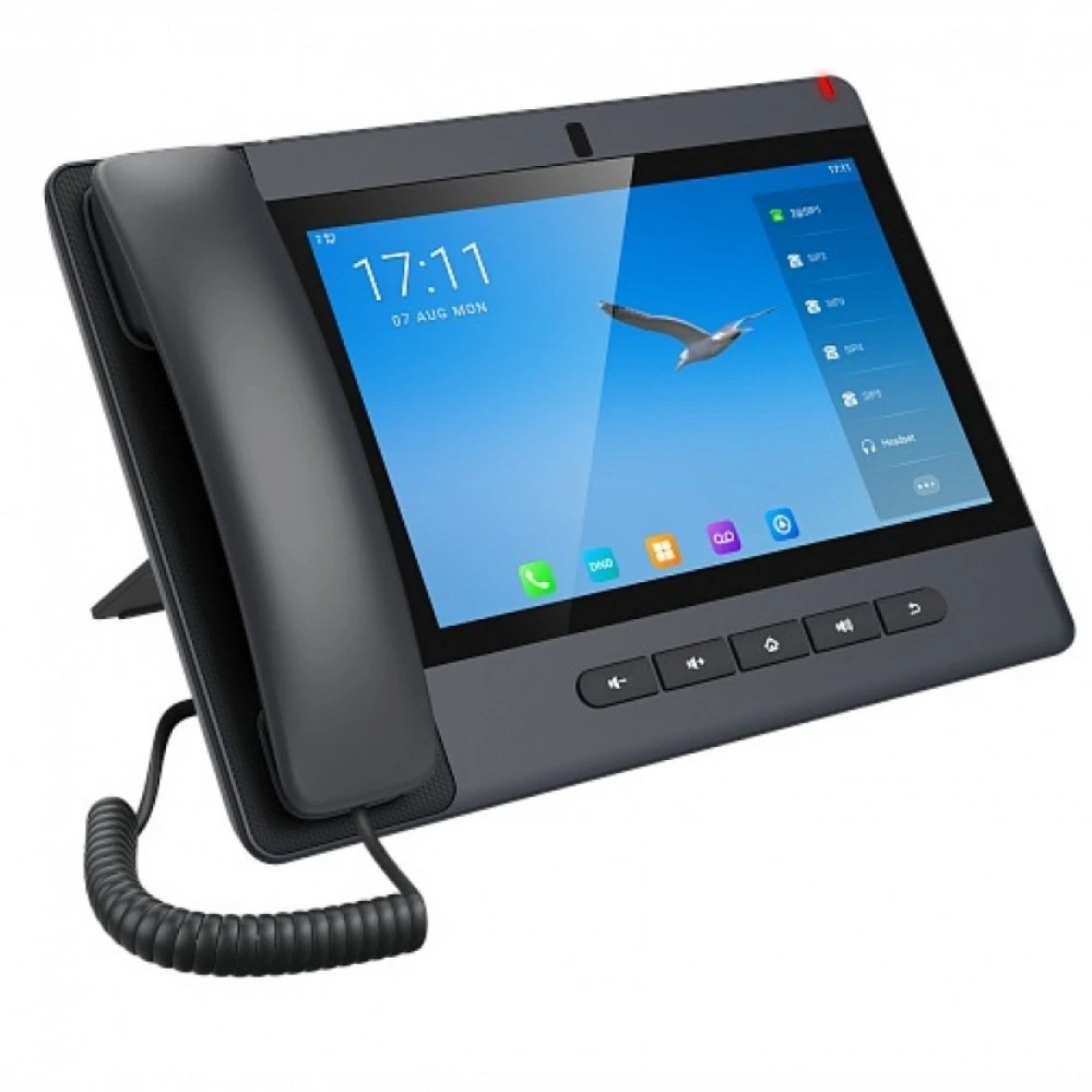 IP видеотелефон Fanvil A320, Android 9.0, 10.1" сенсорный экран, 20 SIP-линий, камера 8 Мп, чёрный