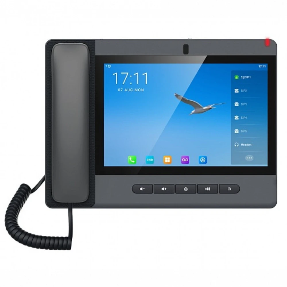 IP видеотелефон Fanvil A320, Android 9.0, 10.1" сенсорный экран, 20 SIP-линий, камера 8 Мп, чёрный — 2