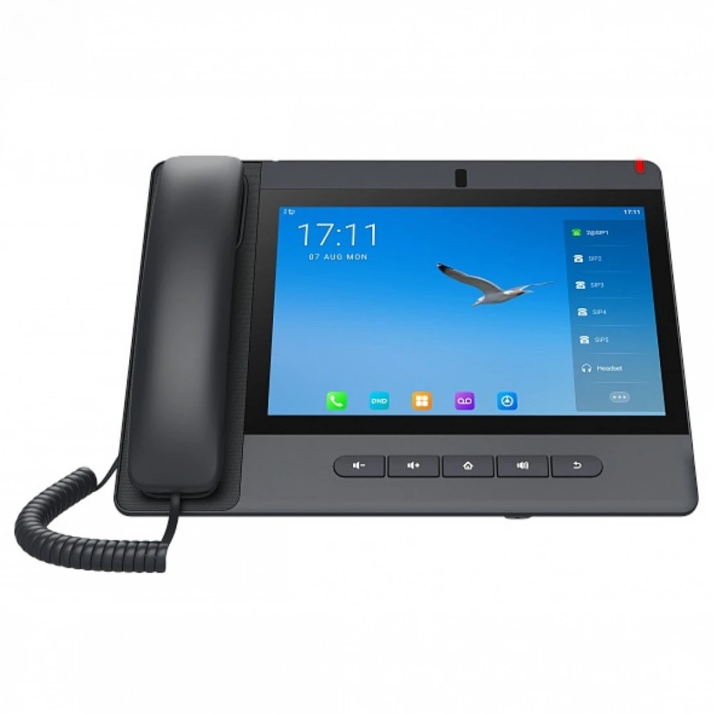 IP видеотелефон Fanvil A320, Android 9.0, 10.1" сенсорный экран, 20 SIP-линий, камера 8 Мп, чёрный — 3