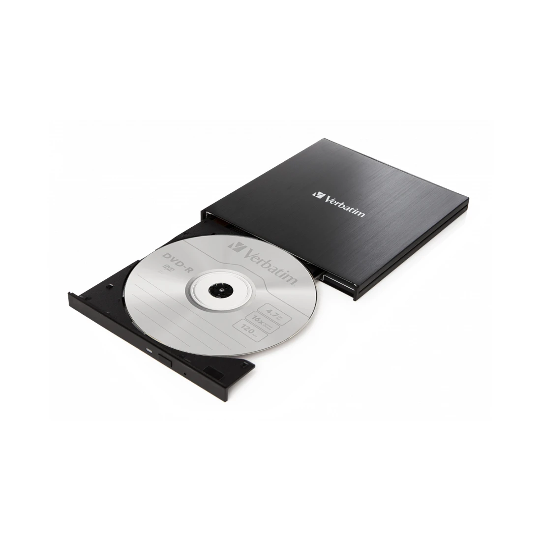 Внешний привод Verbatim CD/DVD 43886 Slim USB-C Чёрный — 2