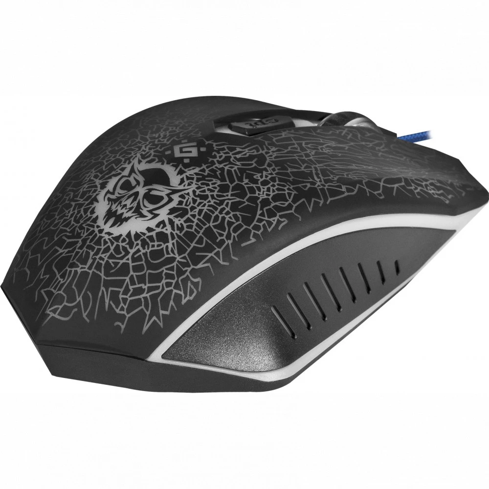 Мышь проводная игровая оптическая Defender Shock GM-110L (черный),USB, 6 кн. + колесо, коврик — 3