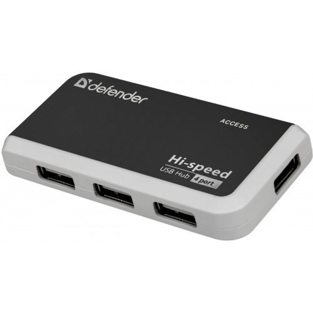 4-портовый мини-разветвитель USB 2.0 Defender Quadro Infix — 3