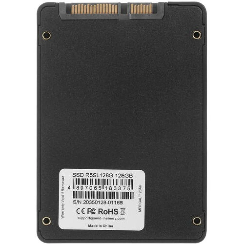 Твердотельный накопитель  128GB SSD AMD RADEON R5 SATA3 2,5" R530/W445 7mm R5SL128G — 2