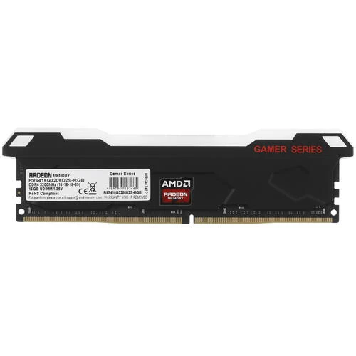 Оперативная память 16GB DDR4 3200MHz AMD Radeon R9 Gamers Series RGB R9S416G3206U2S-RGB — 3