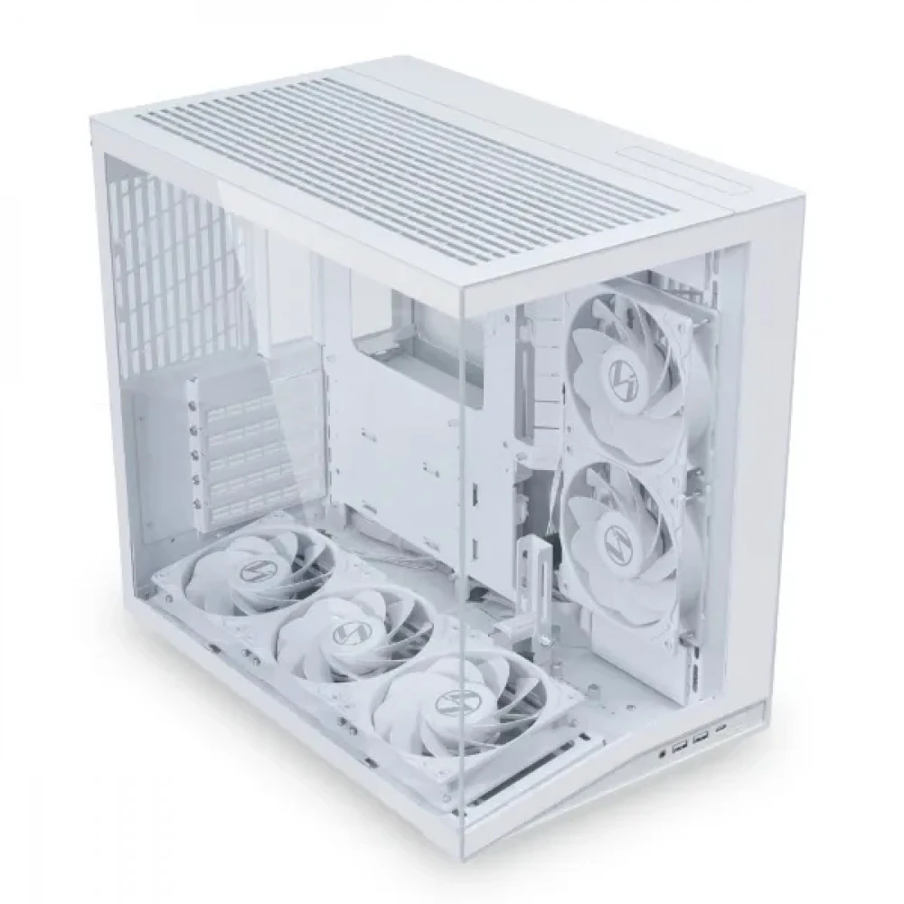 Корпус Lian Li O11 Dynamic MINI V2 FLOW ATX/mATX/ITX Back-connect:ATX USB-C G99.O11DMIV2FW.00 Белый — 2