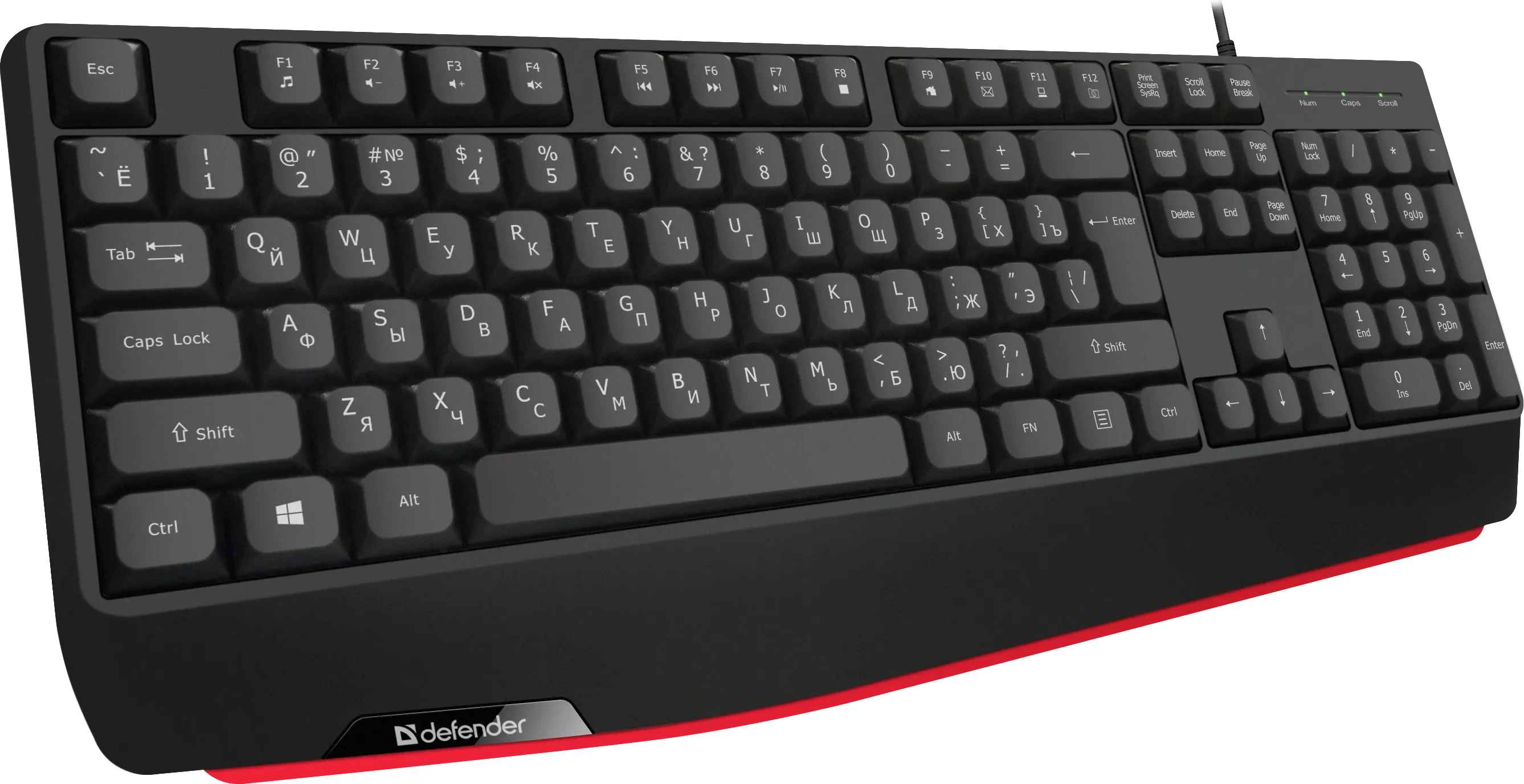 Клавиатура USB Defender Atom HB-546 черный — 3