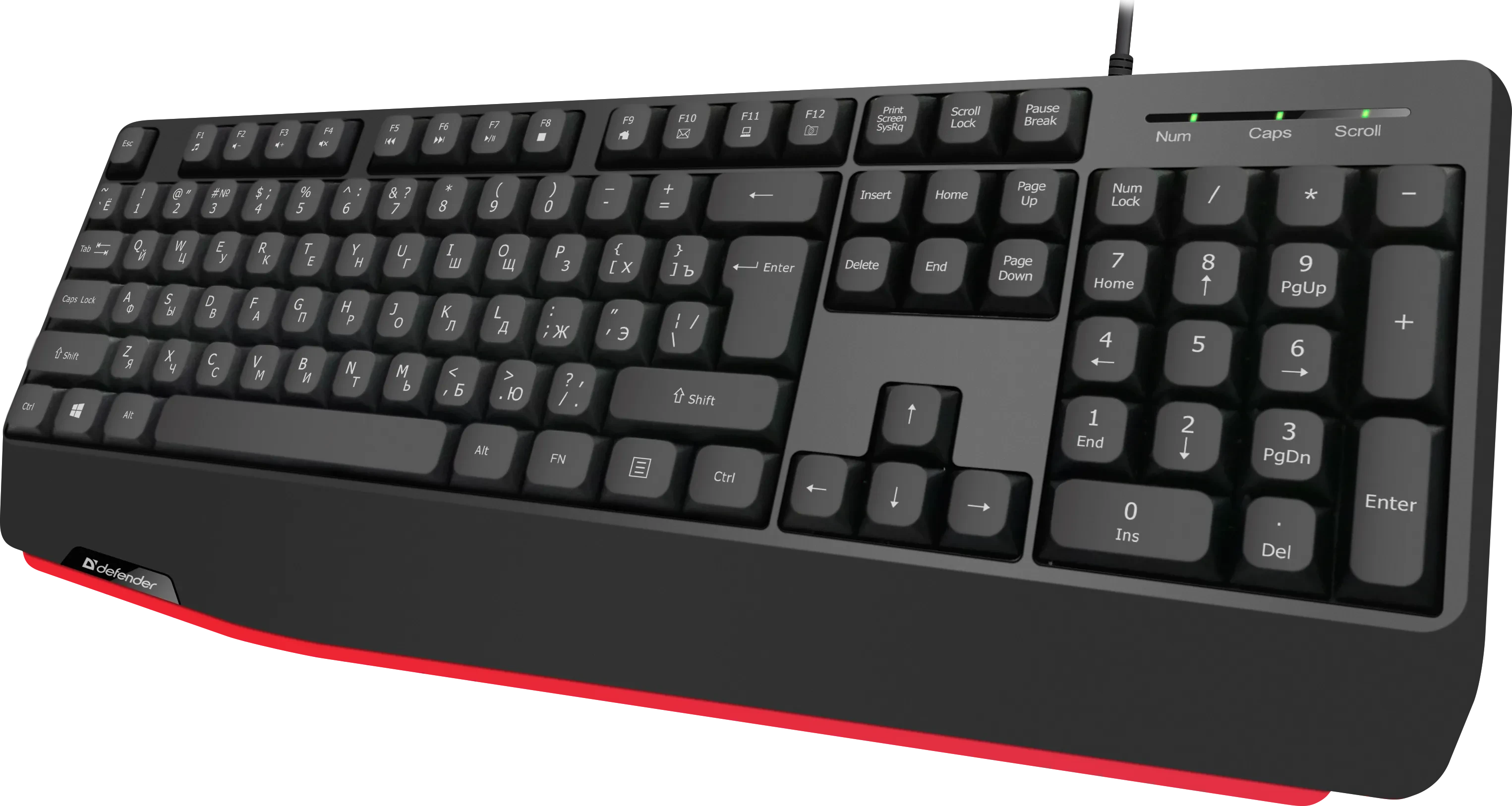 Клавиатура USB Defender Atom HB-546 черный — 5
