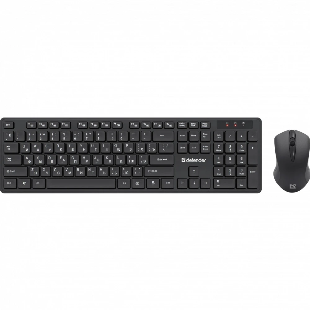 Клавиатура + mouse Wireless, Defender Lima C-993,104 keys, USB, black — 5