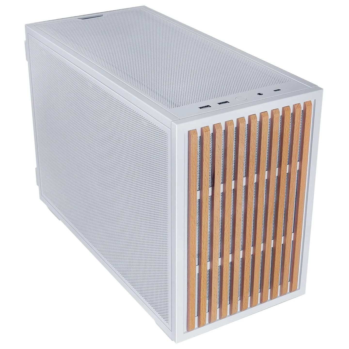 Корпус Lian Li B4W-WD White mATX/ITX БП ATX/SFX 2xUSB3.2 1xType-C 1xAudio/Mic G99.B4W-WD.00 Белый