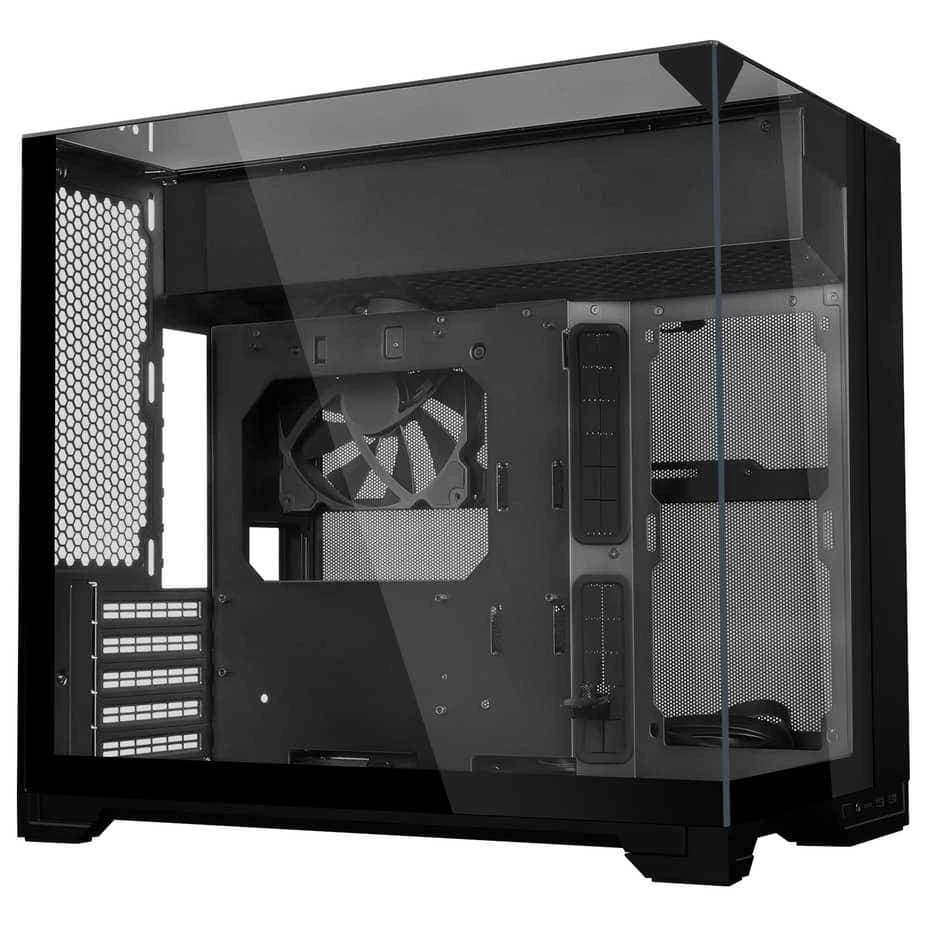 Корпус Lian Li O11 Vision-M Black mATX/ITX БП ATX 2xUSB3.0 1xType-C 1xAudio/Mic G99.O11VMX.00 Черный
