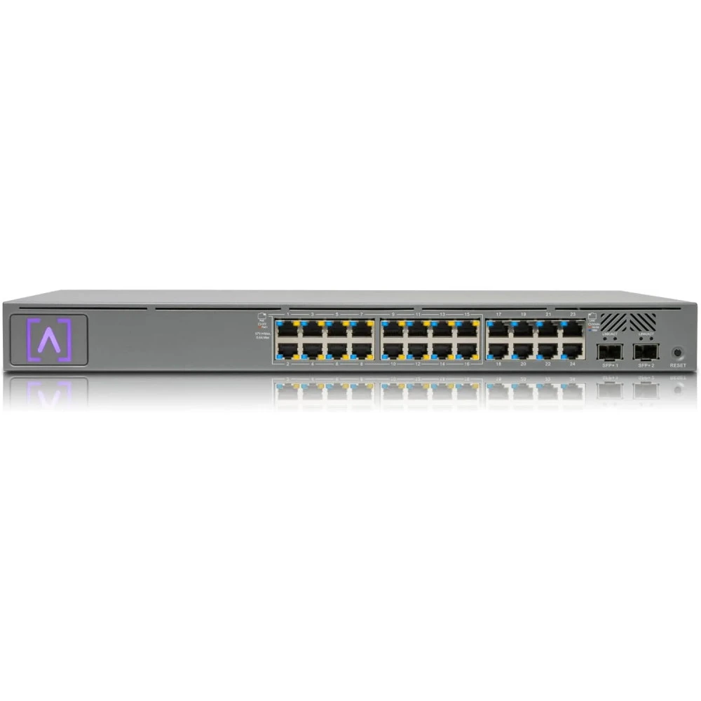 Коммутатор Alta Labs, S24-POE, 24xGb LAN, 2xSFP+, 16xPoE+, BT, Mobile App, IGMP, L2 layer, PoE 240W