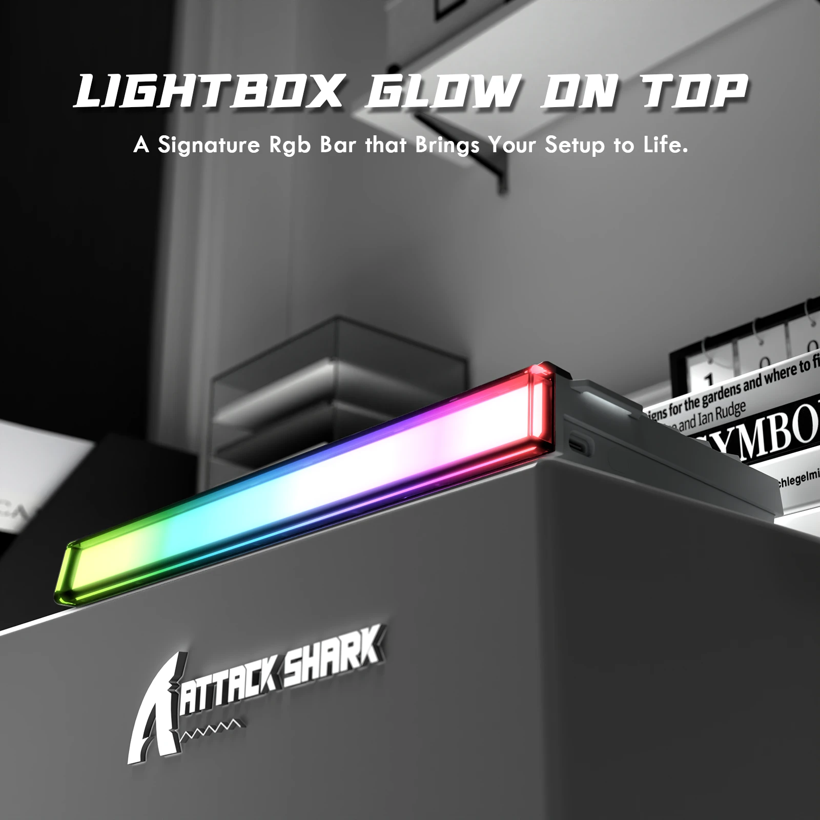 Клавиатура Attack Shark R85 HE Neon Green, 75%, Magnetic Purple Mandrel, EN/RU/KZ, Wired USB-C — 5