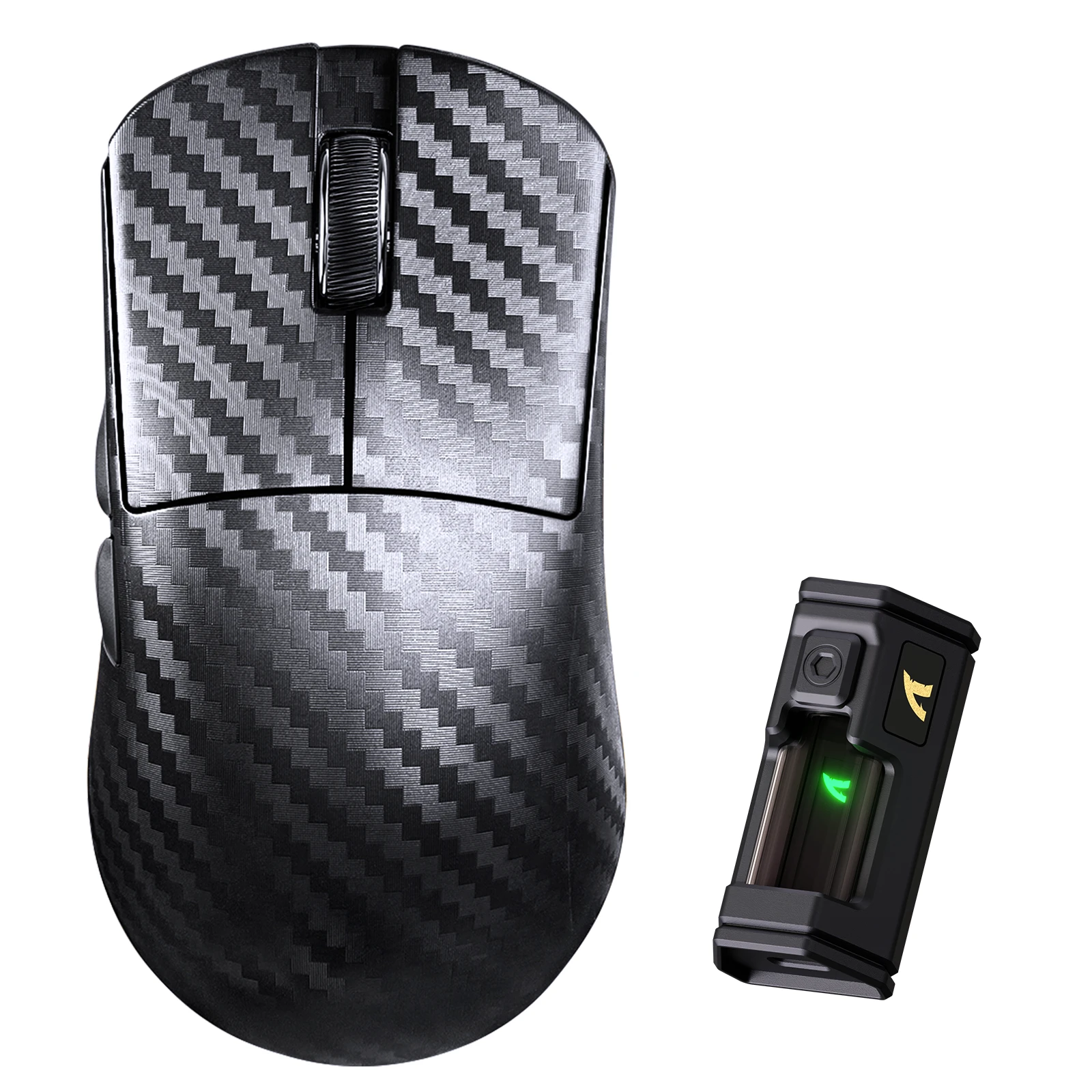 Мышь Attack Shark R11Ultra Weave Black Phantom Shark, PAW3950MAX, 42000 DPI, 2.4/BT/Wired