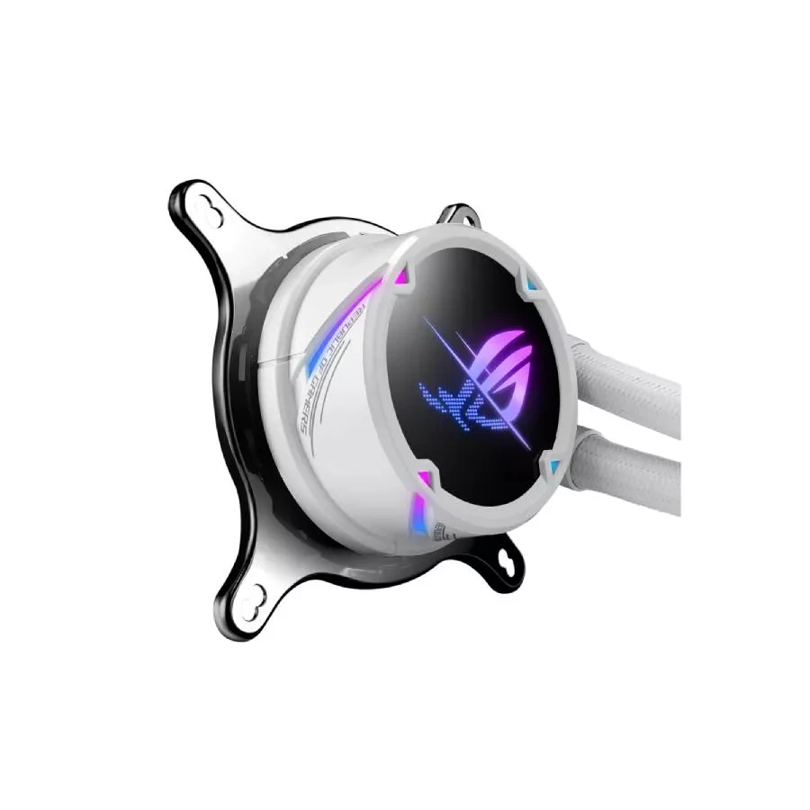 Водяное охлаждение ASUS ROG STRIX LC II 240, белое, ARGB — 4