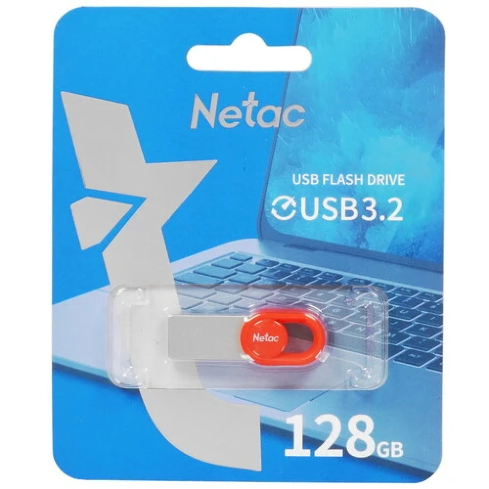 Флэш-накопитель Netac U182 Red USB3.2 Flash Drive 128GB