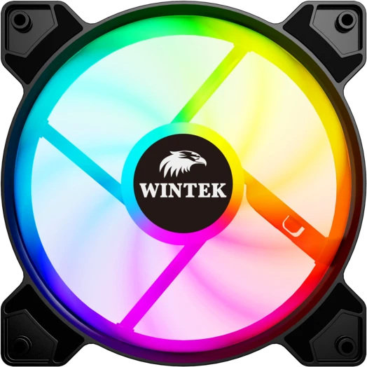 Вентилятор для корпуса Wintek M2-B-14 Colorful, 14 см, 4 pin MOLEX