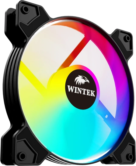 Вентилятор для корпуса Wintek M2-B-14 Colorful, 14 см, 4 pin MOLEX — 4
