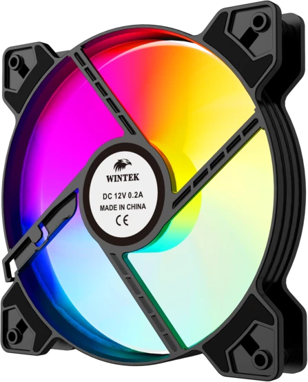 Вентилятор для корпуса Wintek M2-B-14 Colorful, 14 см, 4 pin MOLEX — 5
