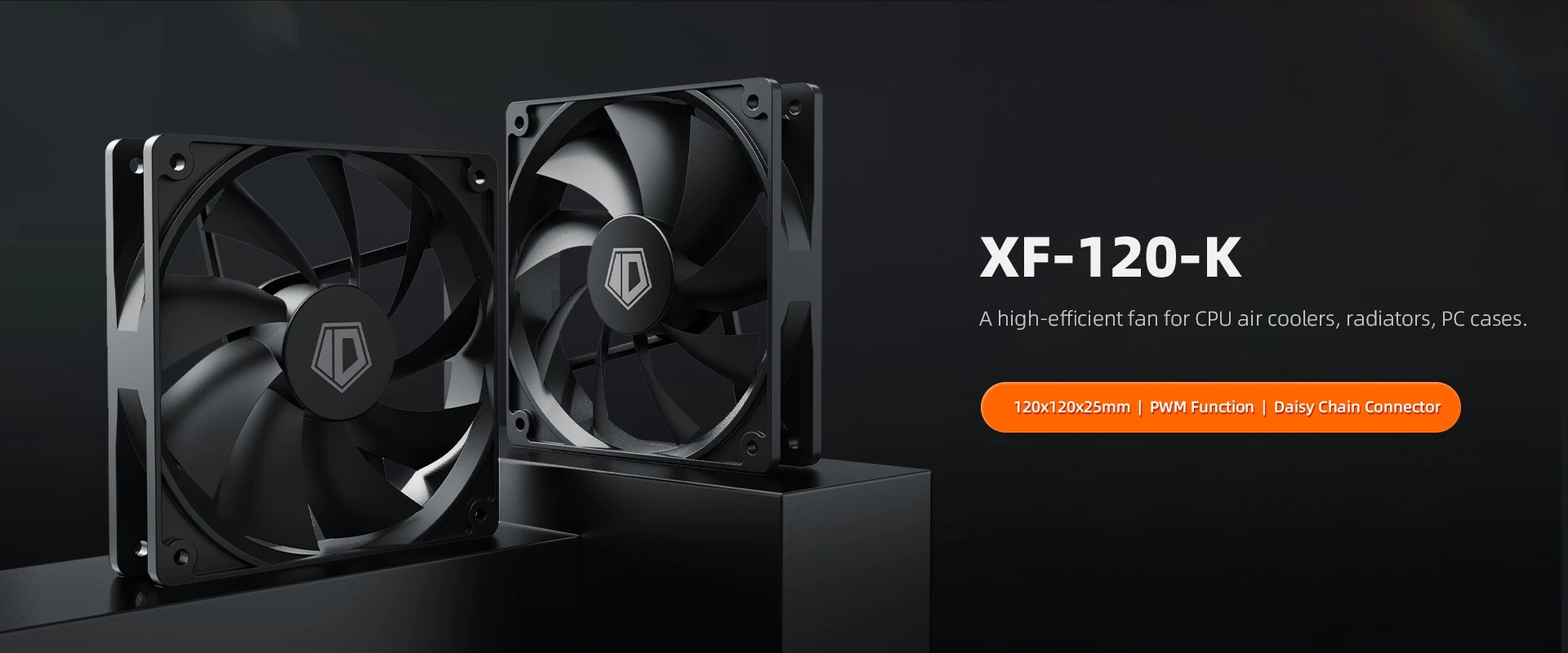 Вентилятор для корпуса ID-COOLING XF-120-K — 2