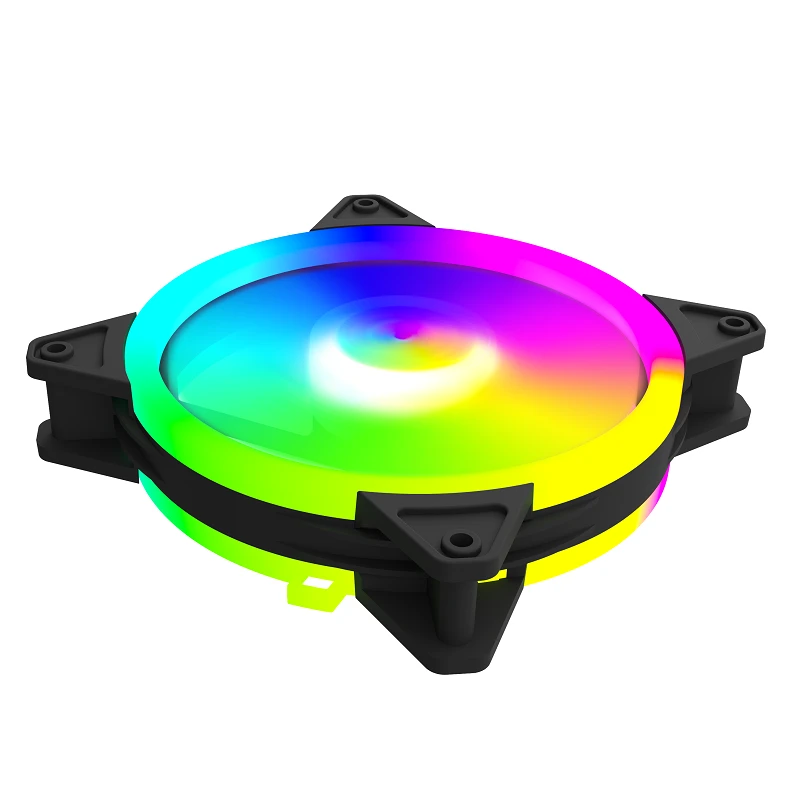 Вентилятор для корпуса Wintek SX-F211-B-12 RGB, 12 см, 4 PIN MOLEX, NORMAL, Black (LC Tornado) — 4