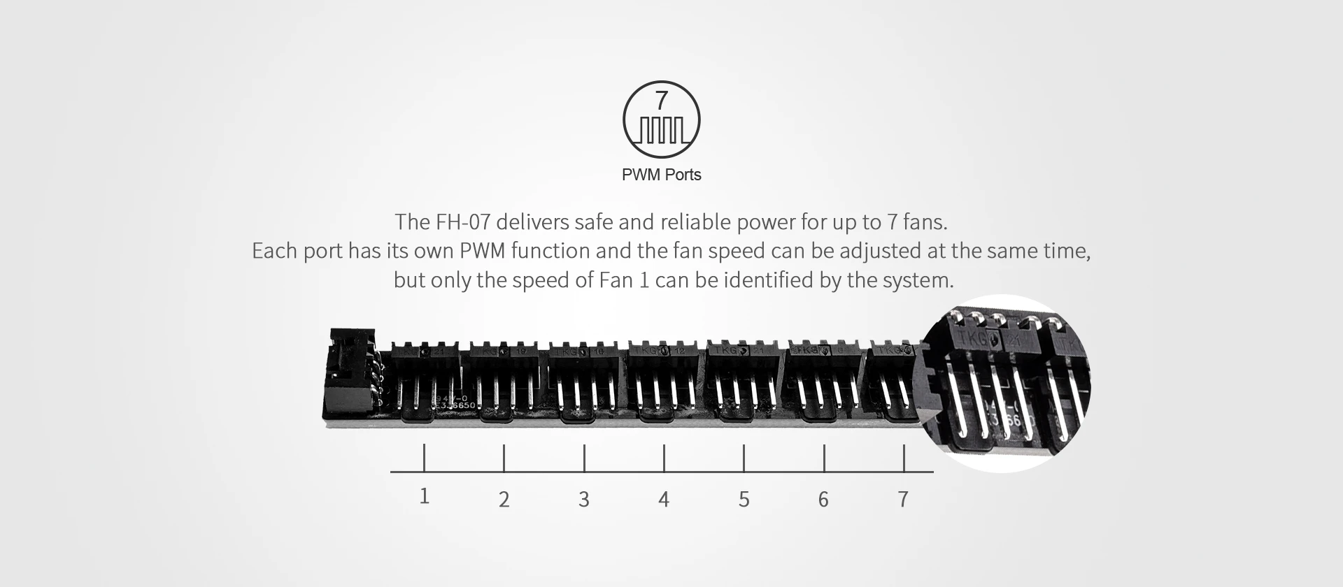 Контроллер RGB (разветвитель) ID-COOLING FH-07 — 2
