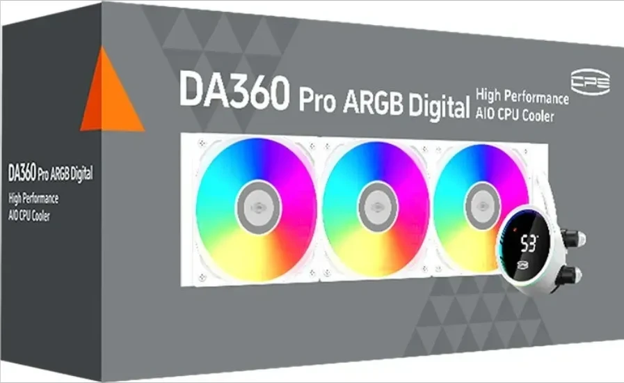 Жидкостное охлаждение PCCooler DA360 Pro ARGB, 300W, белое — 5