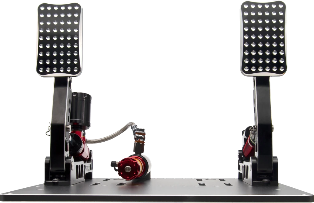 Геймпад SIMAGIC Crimson Edition, Hydraulic Dual-pedal Set, 100kg Loadcell, Standard Throttle Plate. S311