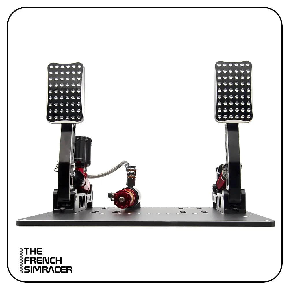 Геймпад SIMAGIC Crimson Edition, Hydraulic Dual-pedal Set, 100kg Loadcell, Standard Throttle Plate. S311 — 3
