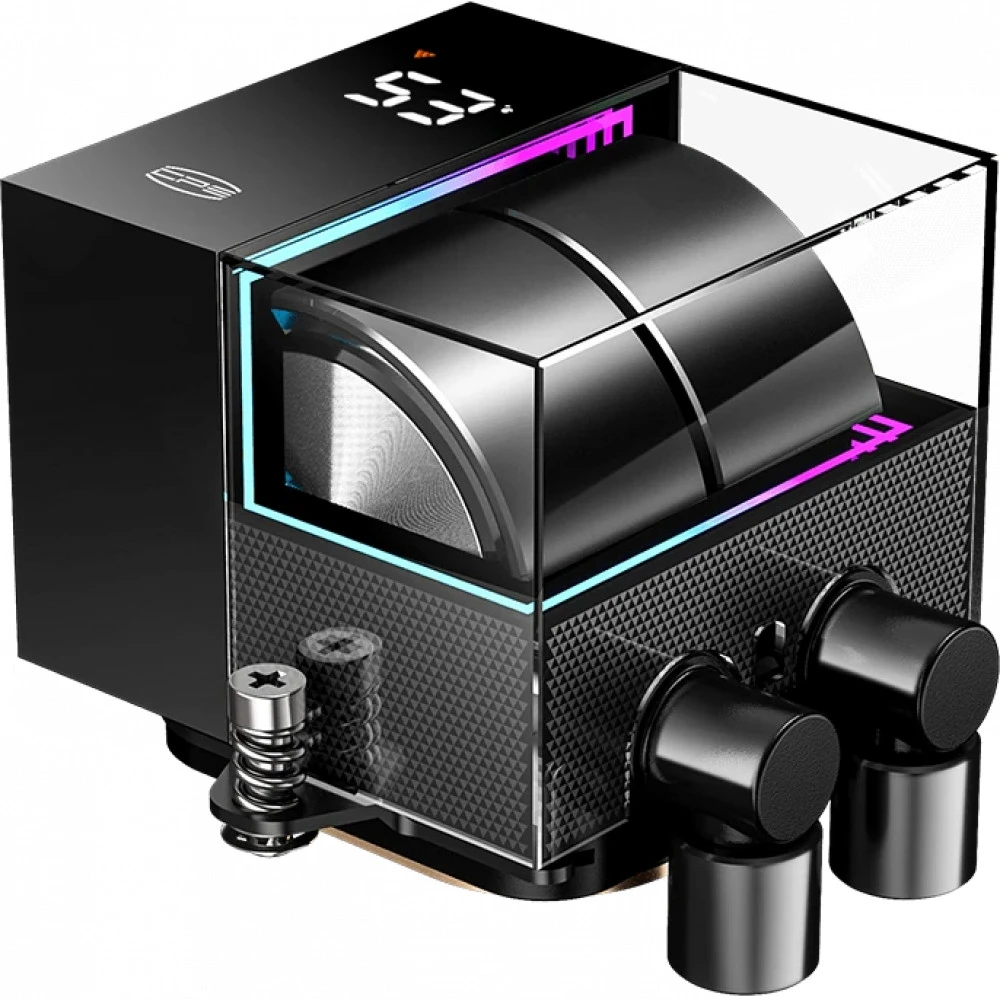 Водяное охлаждение PCCooler DS360Pro Digital, ARGB, 3x120мм — 5