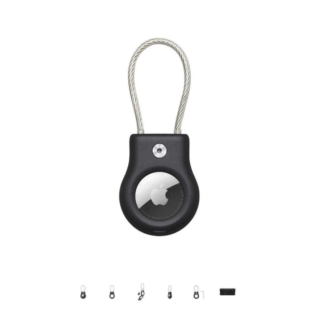 Аксессуар BELKIN Secure Holder with Wire Cable - Airtag - Black