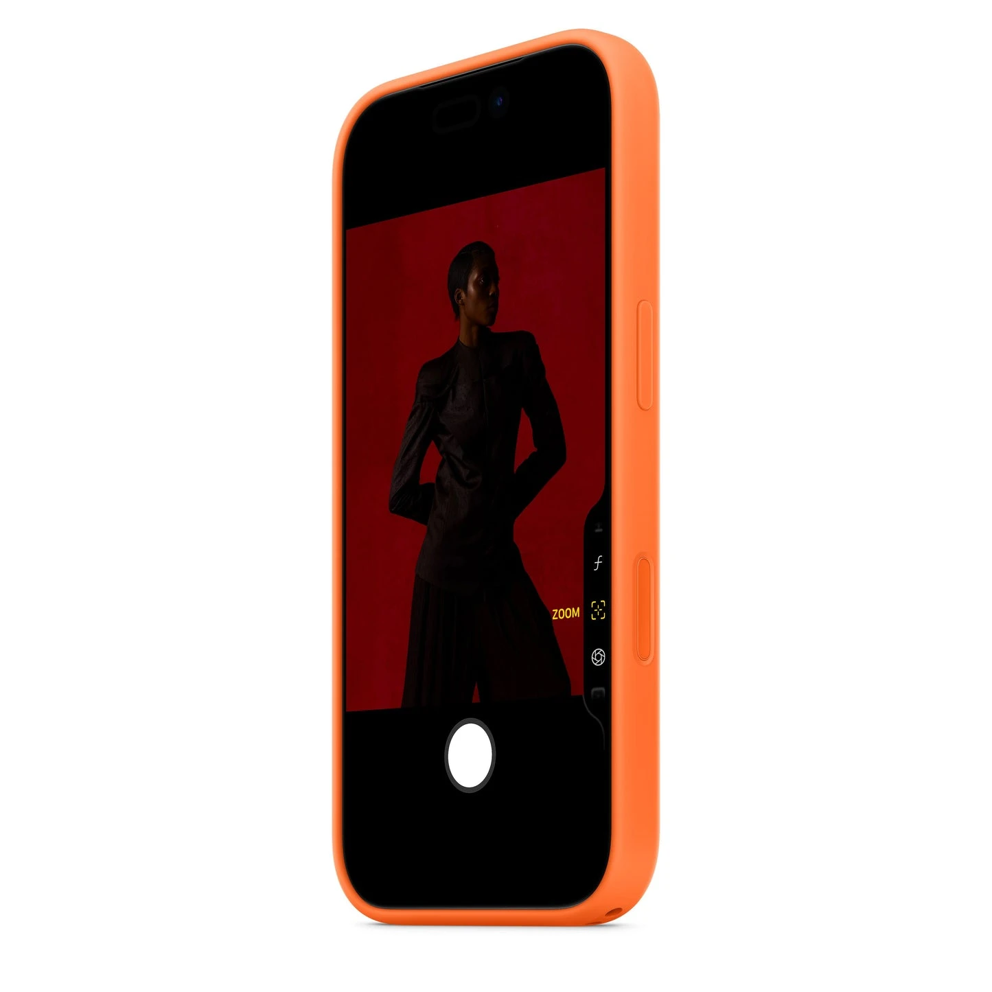 Чехол iPhone 17 Pro Silicone Case with MagSafe - Orange,Model A3559 — 2