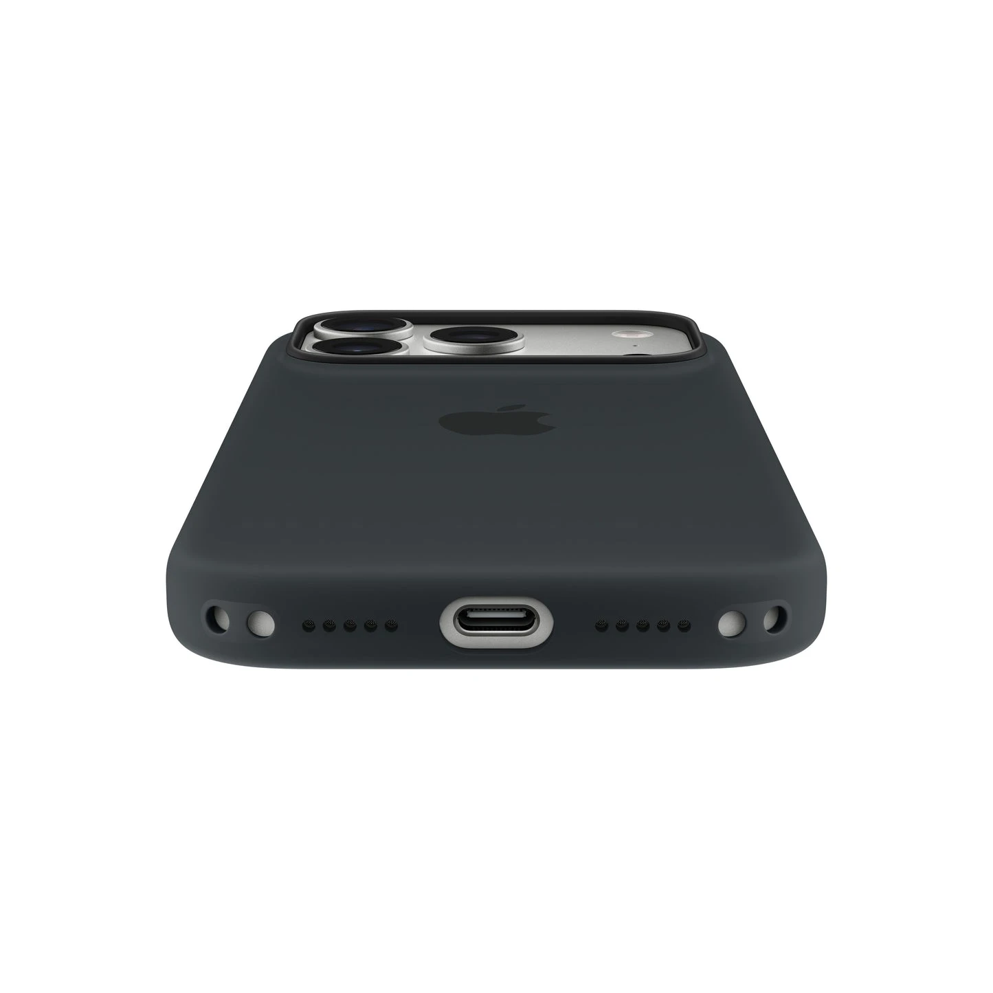Чехол iPhone 17 Pro Silicone Case with MagSafe - Black,Model A3559 — 3