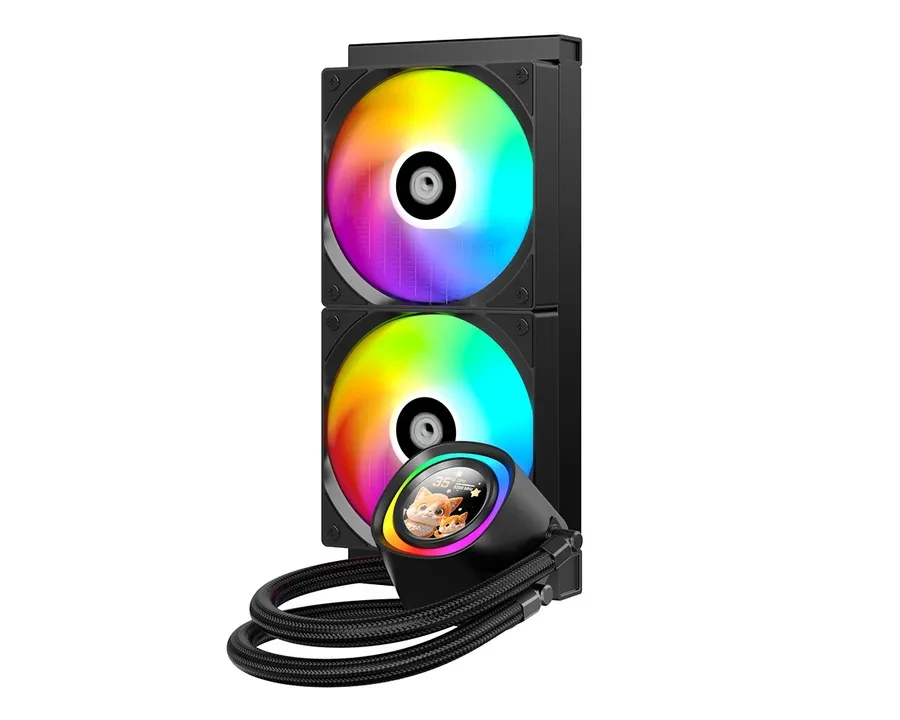 Жидкостное охлаждение ID-COOLING FX240 LCD, 240mm