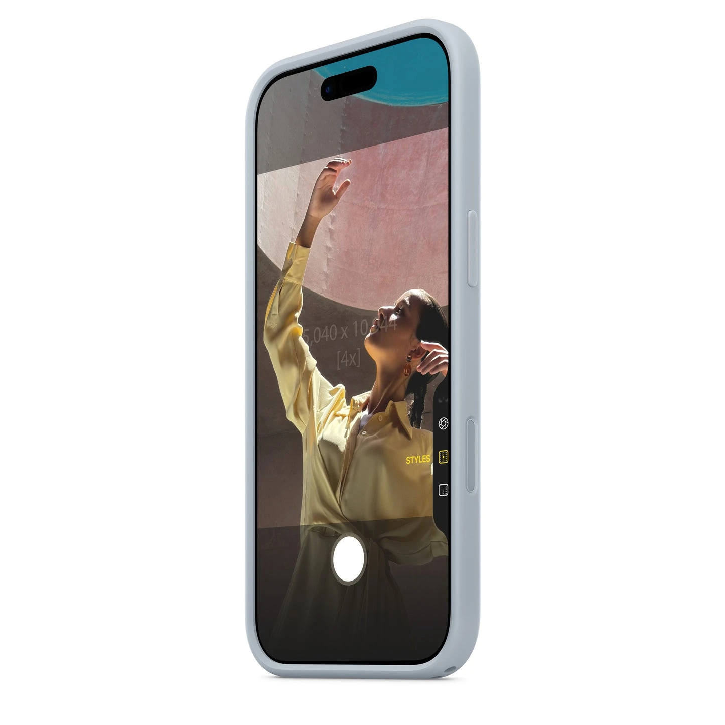 Чехол iPhone Air Bumper - Light Blue,Model A3610 — 4