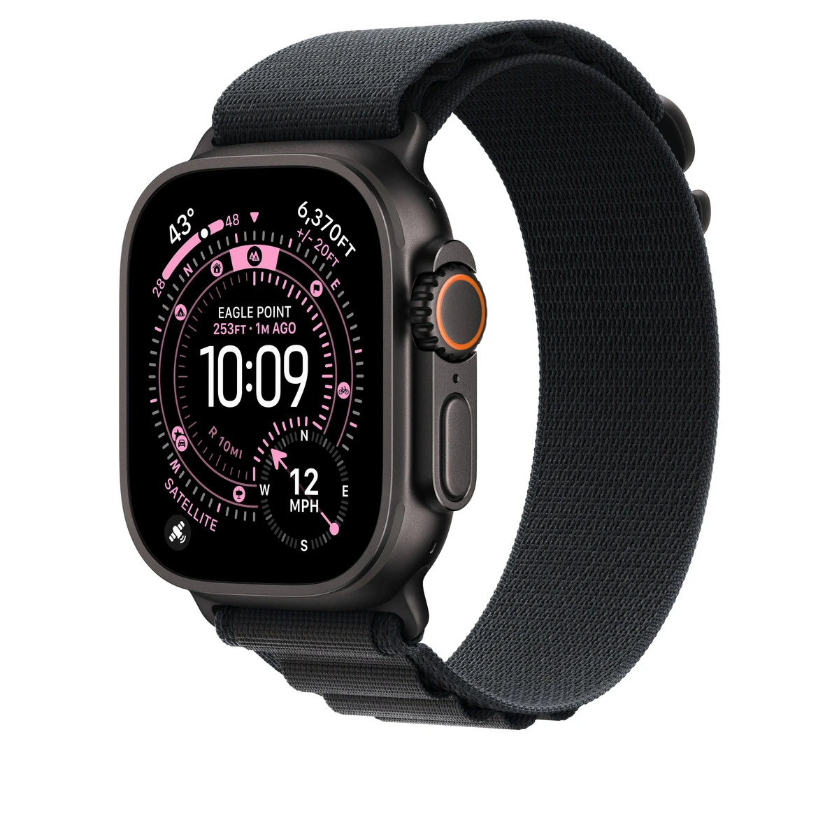 Ремешок 49mm Black Alpine Loop - Large - Black Titanium Finish — 2
