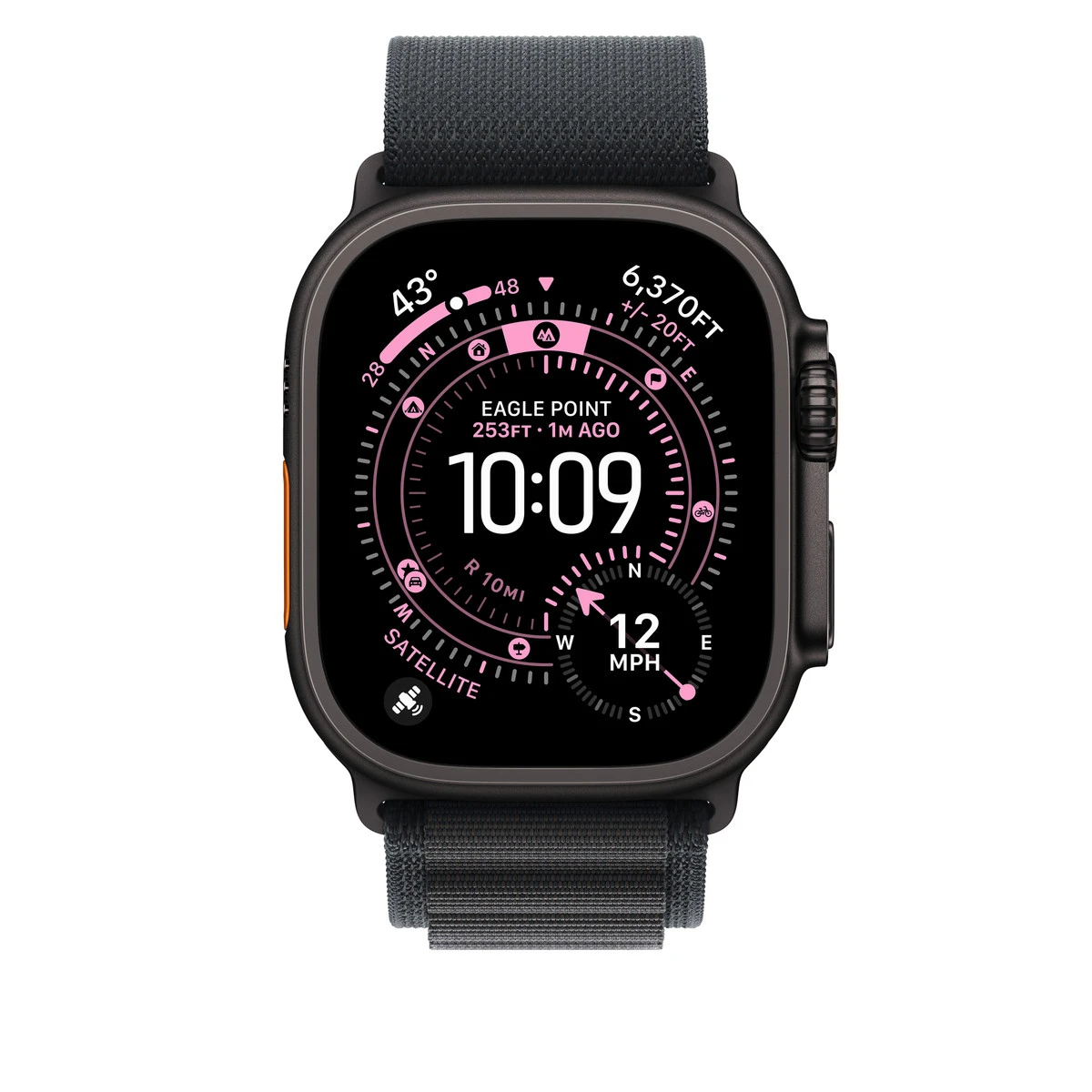 Ремешок 49mm Black Alpine Loop - Large - Black Titanium Finish — 3