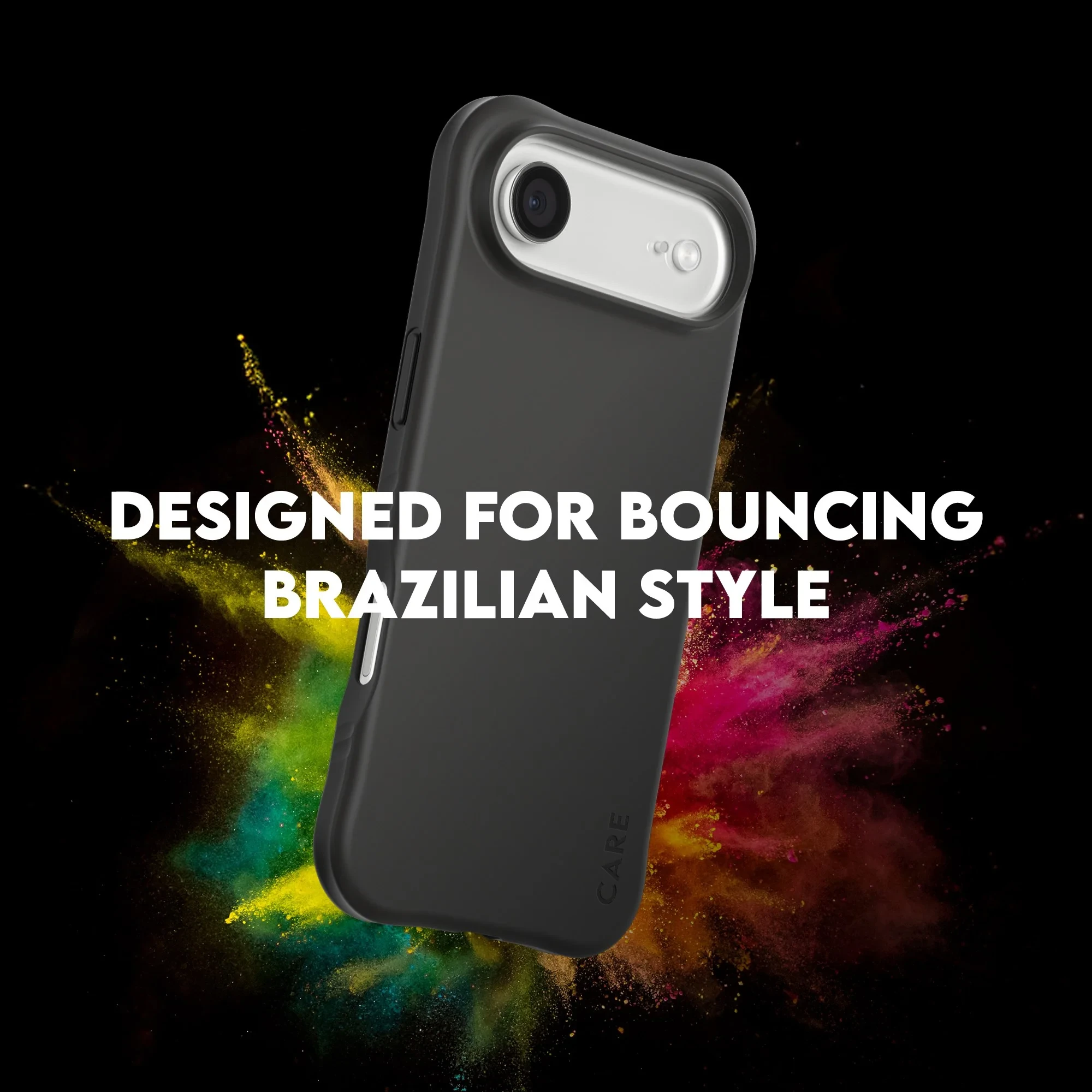 Чехол CARE by PanzerGlass FLOW Case Black w. MagSafe iPhone Air — 3