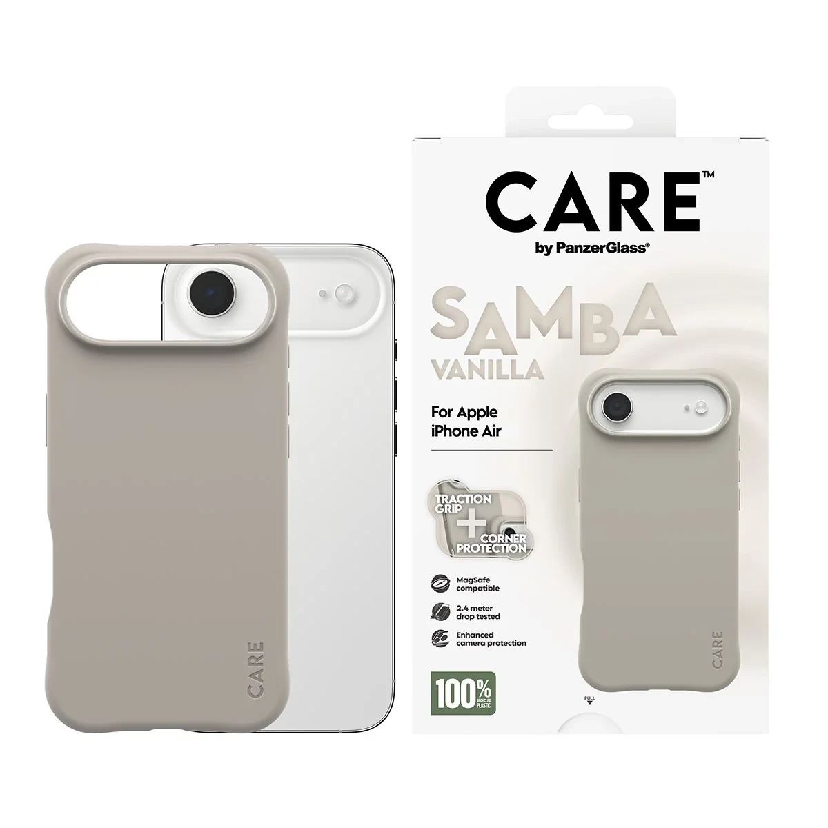 Чехол CARE by PanzerGlass FLOW Case Vanilla w. MagSafe iPhone Air