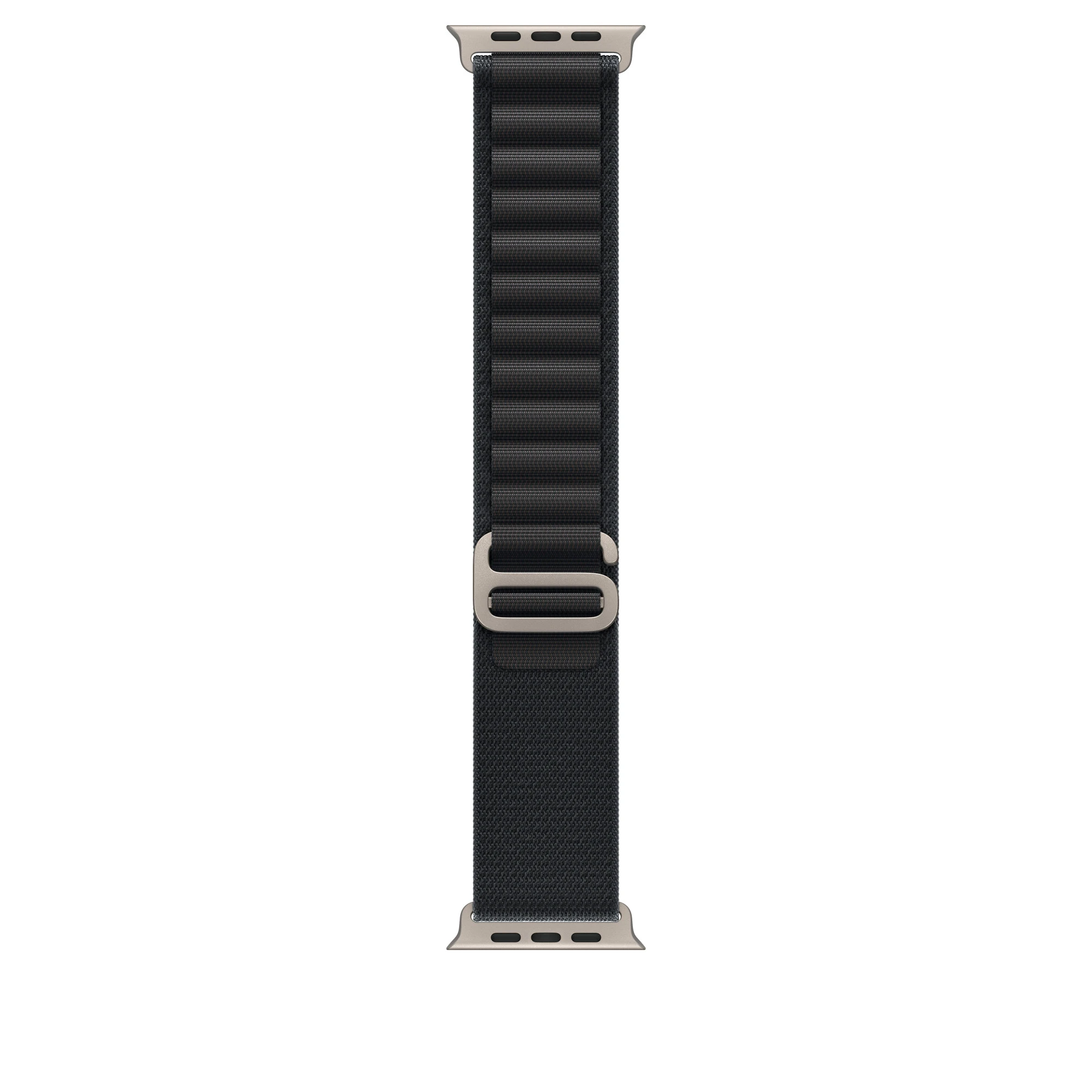 Ремешок 49mm Black Alpine Loop - Large - Natural Titanium Finish