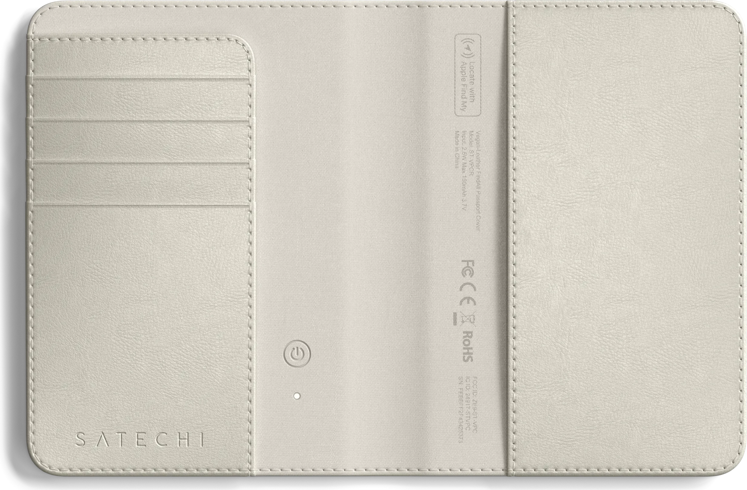 Аксессуар SATECHI Vegan-Leather FindAll Passport Cover (Sand) — 4