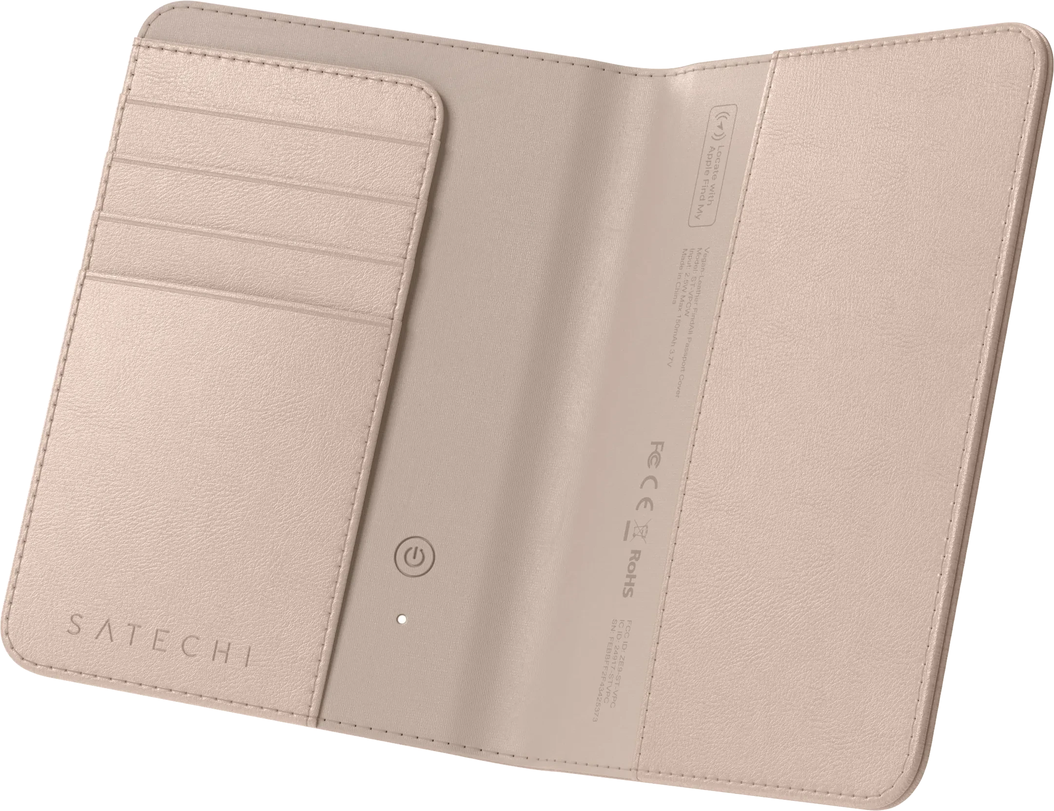 Аксессуар SATECHI Vegan-Leather FindAll Passport Cover (Desert Rose) — 3