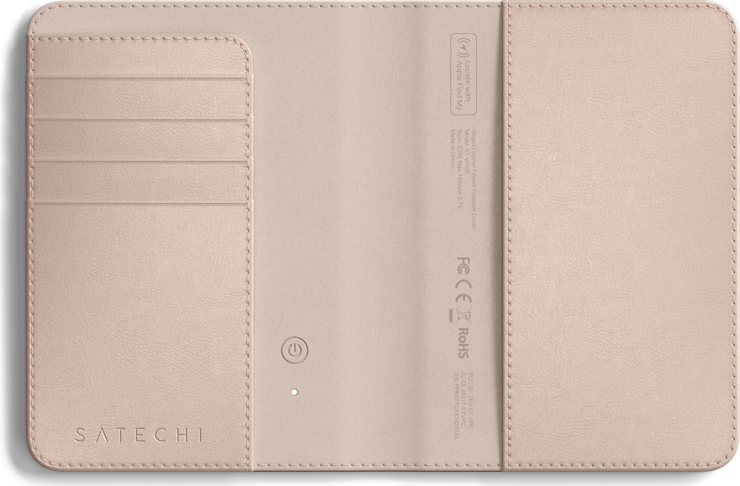 Аксессуар SATECHI Vegan-Leather FindAll Passport Cover (Desert Rose) — 4